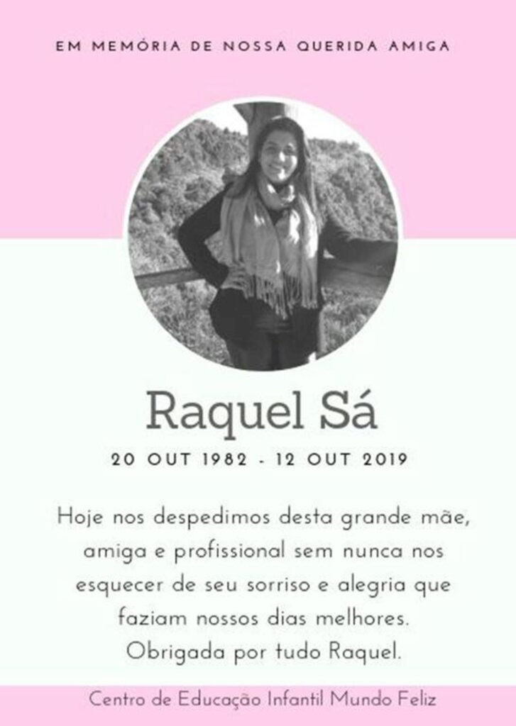 MENINGITE PODE SER CAUSA DE MORTE  DE PROFESSORA DO C.E.I. MUNDO FELIZ